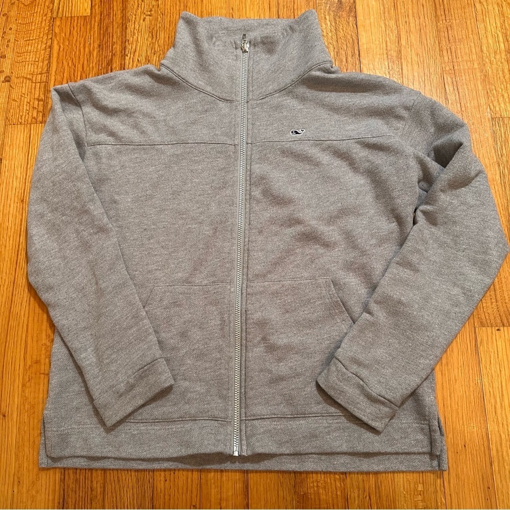 Vineyard vines gray full zip up sweatshirt Size XS (g8)